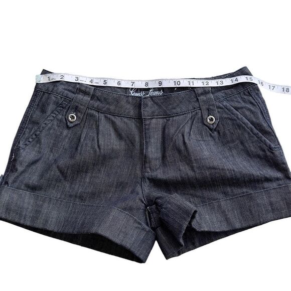 Guess Denim Folded Hem Shorts Size 27 - Picture 11 of 16